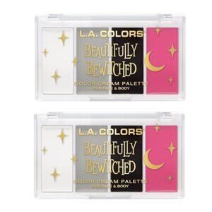 L.a. COLORS Beautifully Bewitched 4-Color Pigment Palette Witchy Vibes 2 Pack